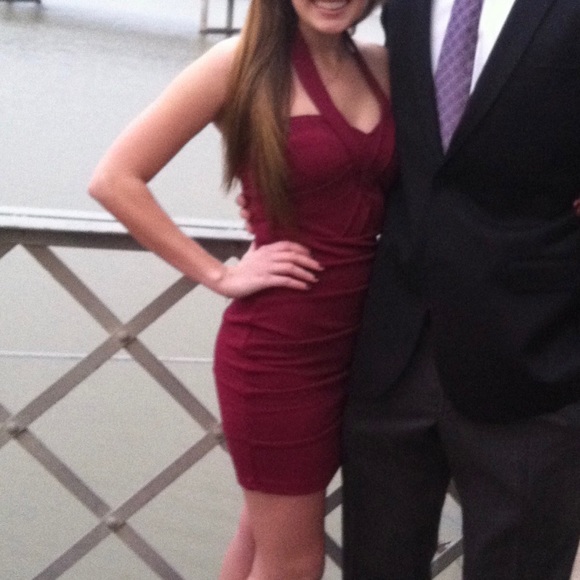 Bandage Halter Cocktail Dress - Picture 5 of 5